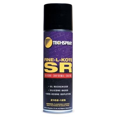 Techspray - Fine-L-Kote SR Silicone Conformal Coating - 12 Ounce Aerosol Can