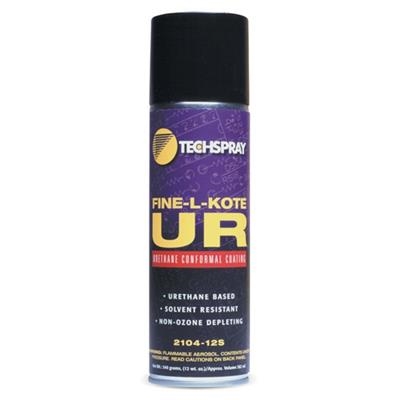 Techspray - Fine-L-Kote UR Urethane Conformal Coating - 12 Ounce Aerosol Can