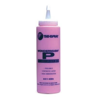 Techspray - Wondermask P Peelable Solder Mask - 8 Ounce Squeeze Bottle