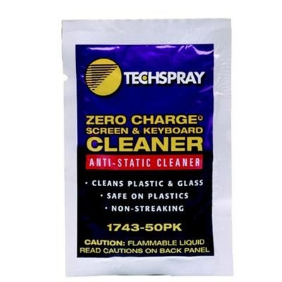 Techspray - Zero Charge Screen and Keyboard Cleaner Wipes