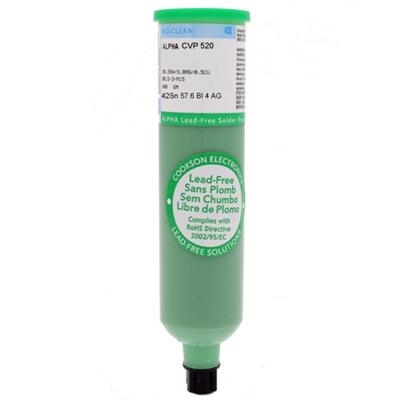 Alpha - CVP520 42Sn/57.6BI/4AG Particle Size 3 - 600 Gram Cartridge