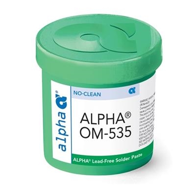 Alpha - OM535 SBX02 Particle Size 4 Solder Paste - 500 Gram Jar