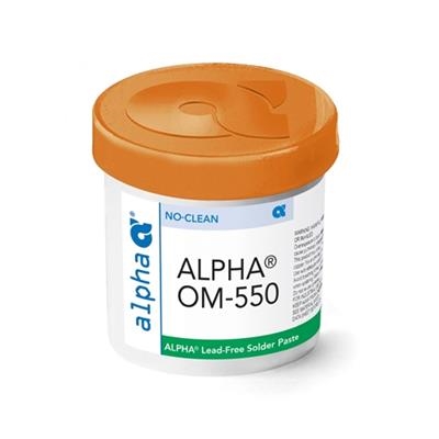 Alpha - OM550 HRL1 Particle Size 4 Solder Paste - 500 Gram Jar