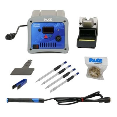 PACE - ADS200 AccuDrive Bundle - Soldering Station - Includes 4 Tips