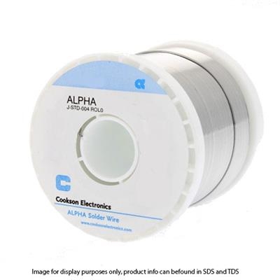 Alpha - Telecore HF-850 63Sn/37Pb Wire Solder - .062" Diameter P2, 1 Pound Spool