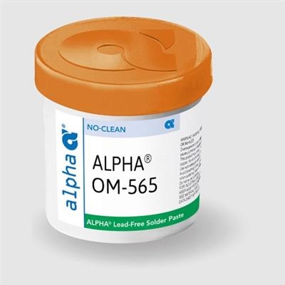 Alpha - OM-565 HRL3 Particle Size 5 Solder Paste - 500 Gram Jar