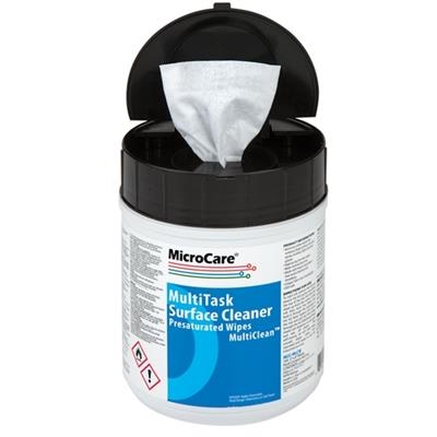 MicroCare - MultiClean - 70/30 IPA/DI Mix - 100 Pre-Saturated Wipes