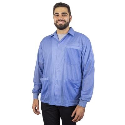 Desco - Statshield Jacket with Cuffs - Blue - Large