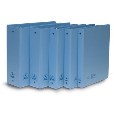 Desco - Static Dissipative Three Ring Binder - 1" Ring, 1.7" Spline