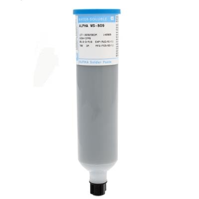 Alpha - WS-809 63Sn/37Pb Particle Size 3 Solder Paste - 700 Gram Cartridge