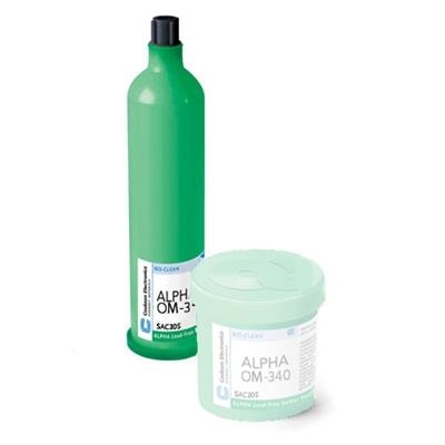 Alpha - OM-340 SAC305 Particle Size 3 Solder Paste - 600 Gram Cartridge