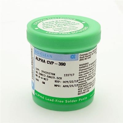 Alpha - CVP-390 SAC305 Particle Size 4 Solder Paste - 500 Gram Jar